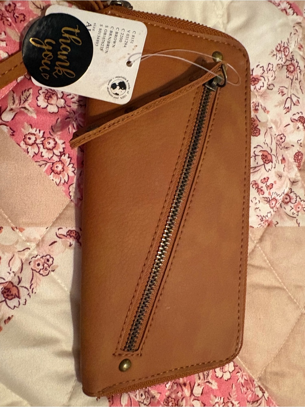 Free People Tan Leather Crossbody Shoulder Bag - Picture 3 of 8